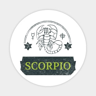 Scorpio Zodiac Sign Magnet